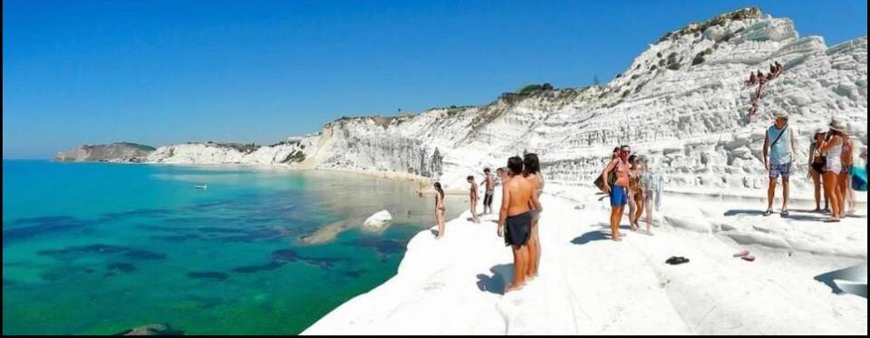 Вілла Scala Dei Turchi The White Wall Реальмонте Екстер'єр фото